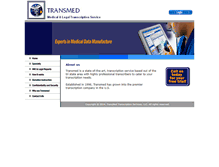 Tablet Screenshot of medicalscribes.com