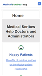 Mobile Screenshot of medicalscribes.org